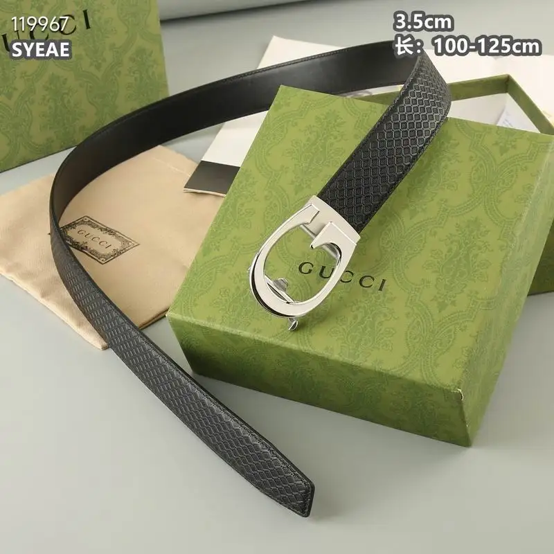 Gucci belt 自动扣 35mmX100-125cm 8L15